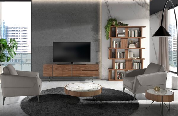 -25 % Dny MOMENTI– Ořechový odkládací stolek Angel Cerdá No. 2139, 50 cm