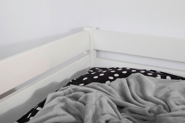 POSTEL S ÚLOŽNÝM PROSTOREM, 100/200 cm, bílá MID.YOU - Online Only dětské postele, Online Only