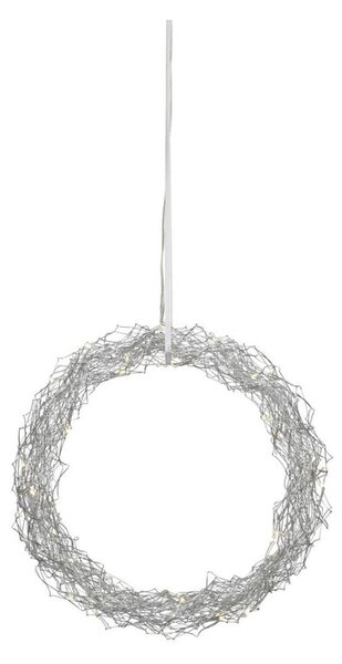 Markslöjd 703442 - LED Vánoční dekorace JULLE 30xLED/0,03W/3xAA stříbrná