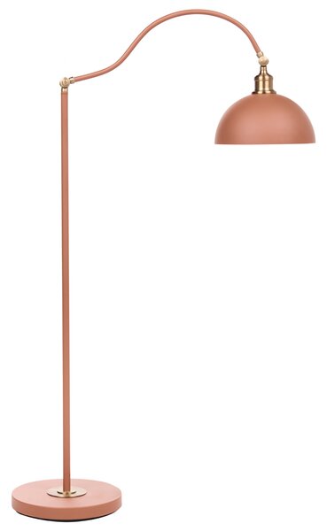 Stojací lampa LENNON Nastavitelná Kov Oranžová