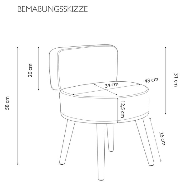 KŘESLO, textil, šedá Echtwerk - Online Only křesla & taburety, Online Only