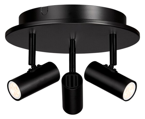 Cato Triospot Stropní Lampa Mat Černá/Matný Černá
