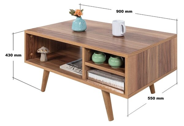 Konferenční stolek Venda (ořech). Akce -15%
