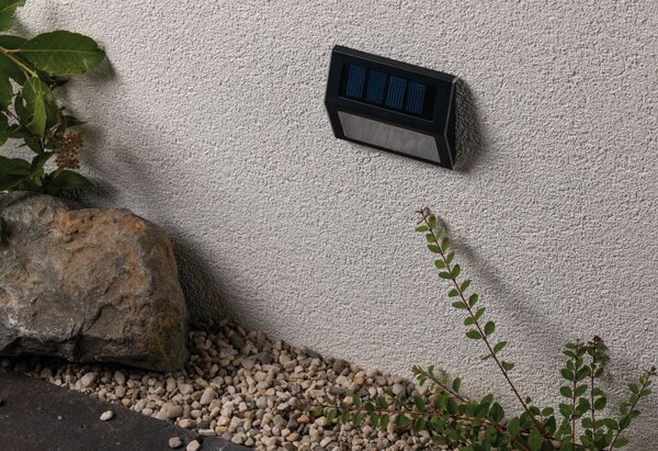 Paulmann 94234 Dayton, antracitové solární svítidlo pro osvětlení chodníku, 0,05W LED 3000K, šířka 10cm, IP44