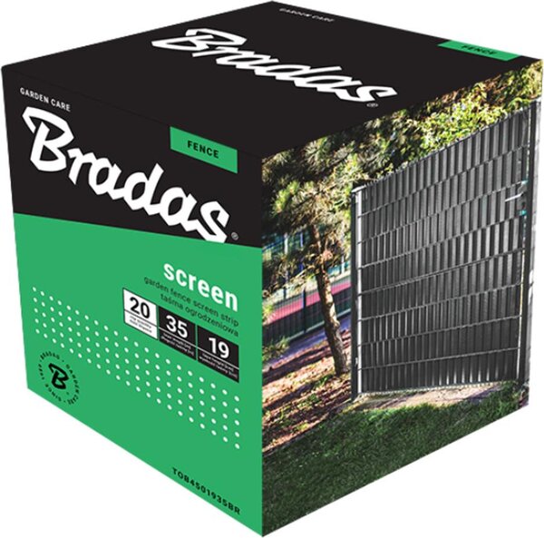 Bradas TOB4501935GYL, Textil, Hraniční oplocení, 350 mm, 190 mm, 20 kusů