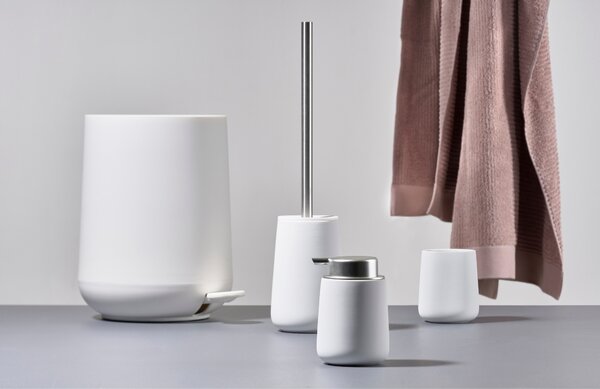 Zone Denmark Bílý plastový pedálový odpadkový koš Nova 3 l