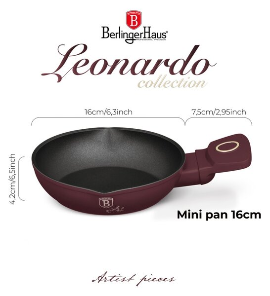 Pánev s titanovým 16 cm Leonardo Collection