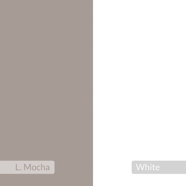 Skříňka Gorma 110 (mocha + bílá). Akce -23%