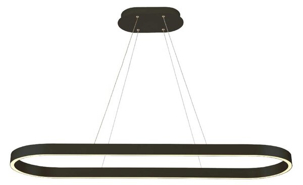 VK Light Orra LED závěsné elipsovité svítidlo Černá1200 mm