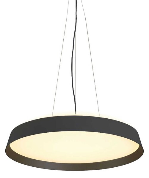 VK Light Eleso LED závěsné svítidlo ČernáØ600 mm