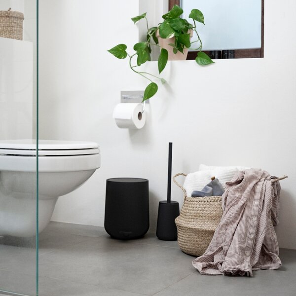 Zone Denmark Černá kameninová WC štětka Nova