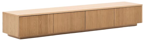 Kave Home Dubový TV stolek Helvine 200 x 40 cm