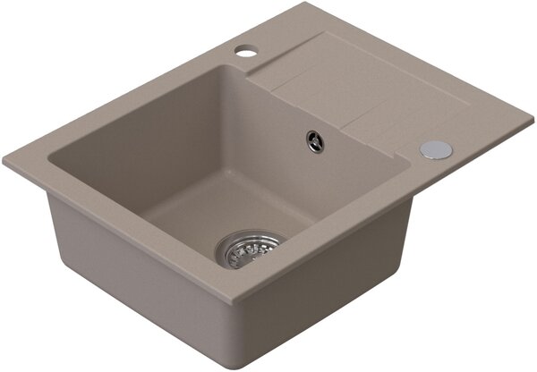 Ruvetti Minimini+ dřezy s baterií béžová/ocel LP_3200-MM58440BE_W