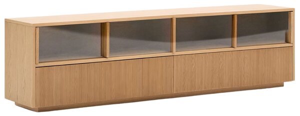 Kave Home Dubová komoda Helvine 200 x 40 cm
