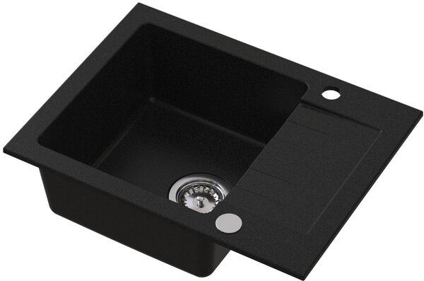 Ruvetti Minimini+ dřezy s baterií černá/ocel LP_3200-MM58440BC_W
