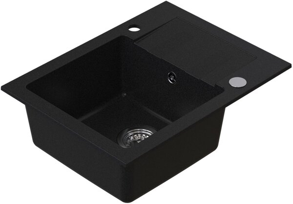 Ruvetti Minimini+ dřezy s baterií černá/ocel LP_3200-MM58440BC_W