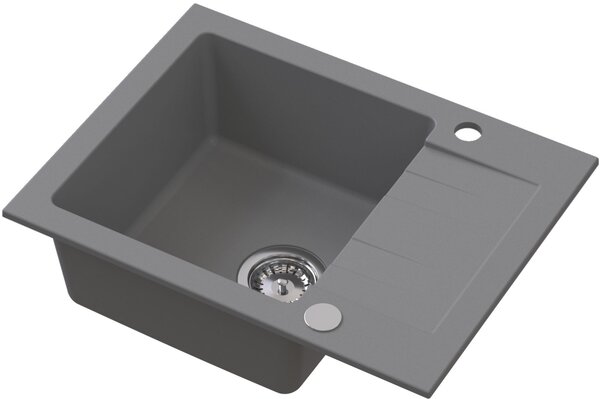 Ruvetti Minimini+ dřezy s baterií šedá/ocel LP_3200-MM58440GR_W