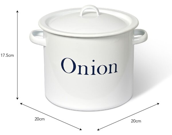 Smaltovaná nádoba na cibuli Onion