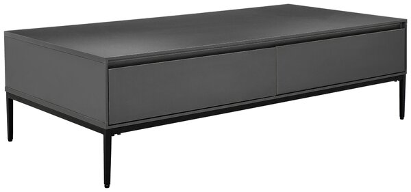 KONFERENČNÍ STOLEK, černá, kov, kompozitní dřevo, 140/40/70 cm MID.YOU - Konferenční stolky, Online Only