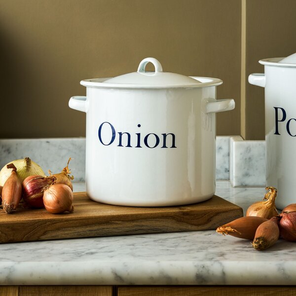 Smaltovaná nádoba na cibuli Onion