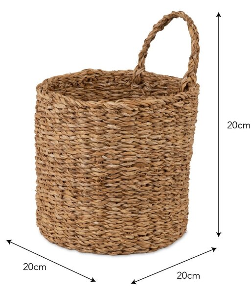 Závěsný košík Brading Seagrass Ø 20 cm