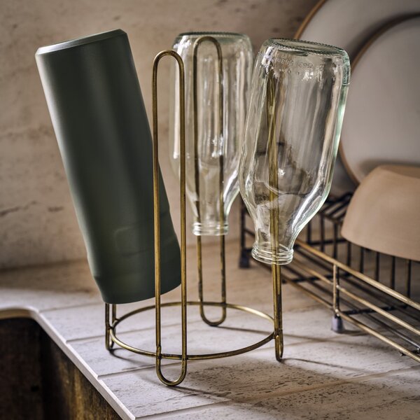 Odkapávač na lahve Brompton Antique Brass