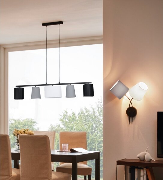 Eglo 98588 - Lustr na lanku ALMEIDA 5xE14/25W/230V