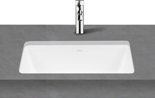Oltens Drammen umyvadlo 48x36.5 cm obdélníkový pod pult bílá 40106000