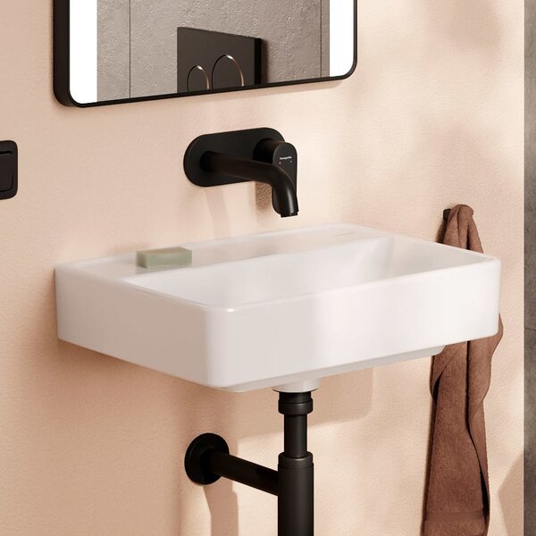 Hansgrohe Xanuia Q umyvadlo 50x39 cm obdélníkový klasický bílá lesk 60234450