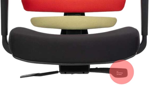 MERCURY Ergonomická kancelářská židle LOMAX - barevná látka / nosnost 150 kg