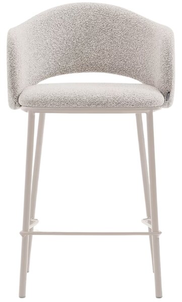 Béžová čalouněná barová židle Kave Home Maina 65 cm