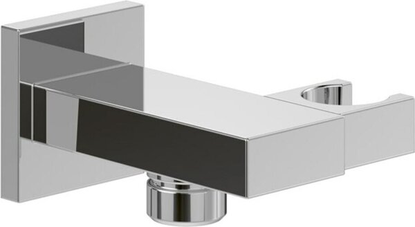 Držák ruční sprchy V&B Univerzální sprchy hranatý, nástěnný, chromový