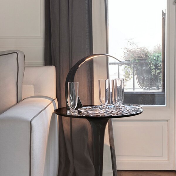 Stolní lampa Kartell, Taj Mini, Černá, Obývací pokoj, Plast, Design