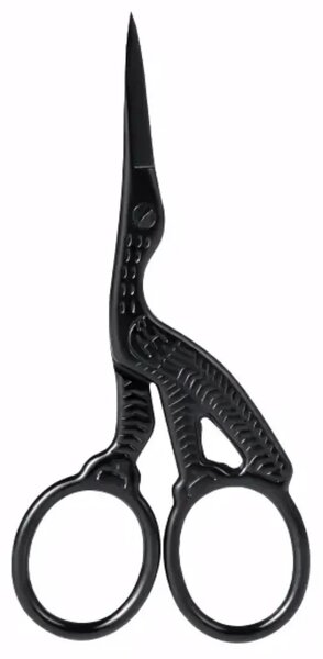 Gaira® Nůžky vyšívací 4198, Barva černá