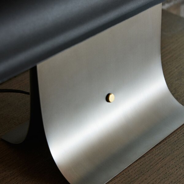 Northern Černá kovová stolní LED lampa Archive 25 cm