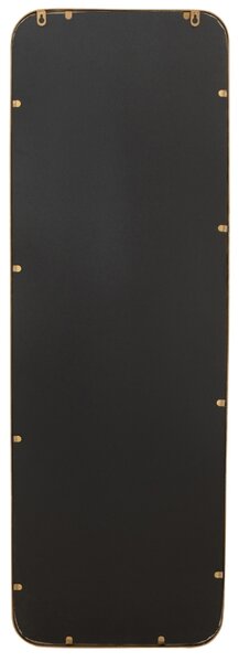 -25 % Dny MOMENTI– Zlaté kovové nástěnné zrcadlo J-line Monna 119,5 x 40,5 cm