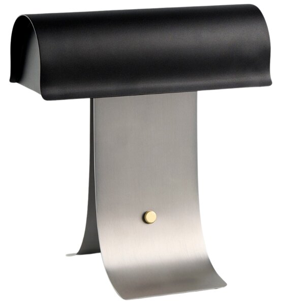 Northern Černá kovová stolní LED lampa Archive 25 cm