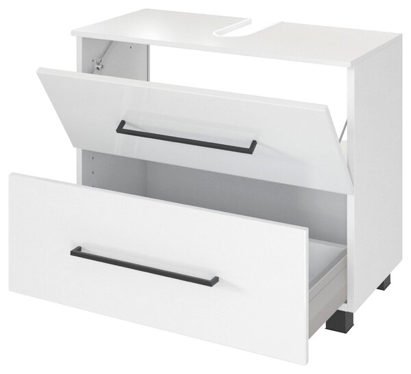 SKŘÍŇKA POD UMYVADLO, bílá, bílá, 70/54/35 cm Held - Koupelnové série, Online Only