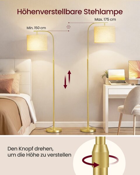 Stojící lampa se stínítkem LFL006AB02