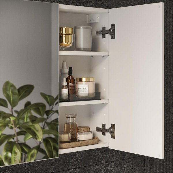 Koupelnová zrcadlová skříňka Vicco Lavia Bílá 70 x 60.2 cm, Model 66090