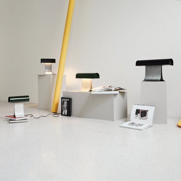 Northern Černá kovová stolní LED lampa Archive 25 cm