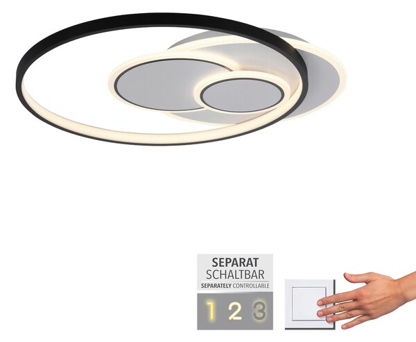 STROPNÍ LED SVÍTIDLO, 55/48/6 cm - Stropní svítidla