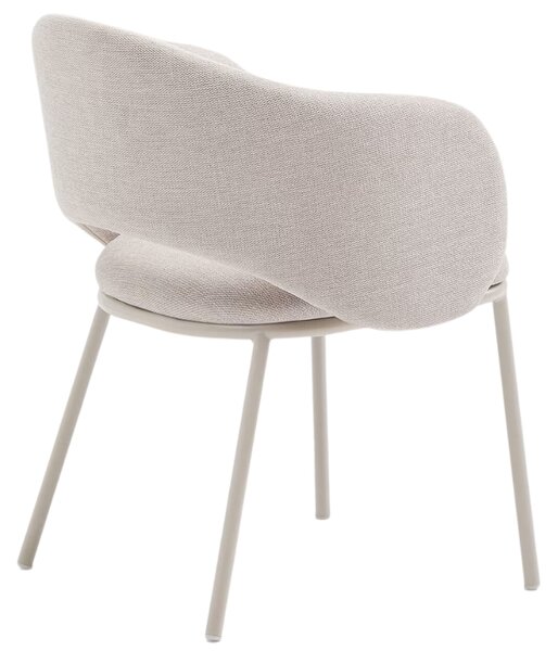 Béžová čalouněná jídelní židle Kave Home Maina II