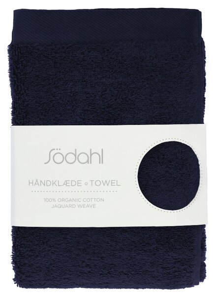 Södahl Tmavě modrý bavlněný ručník Comfort 50 x 100 cm