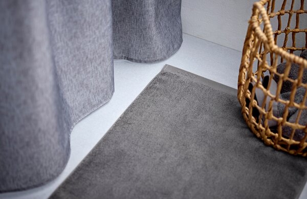 Södahl Šedá bavlněná koupelnová předložka Comfort 50 x 80 cm