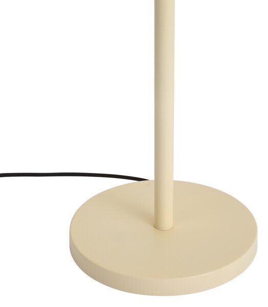 Stojací lampa béžová s papírovým lanovým stínidlem 50/50/25 - Simplo