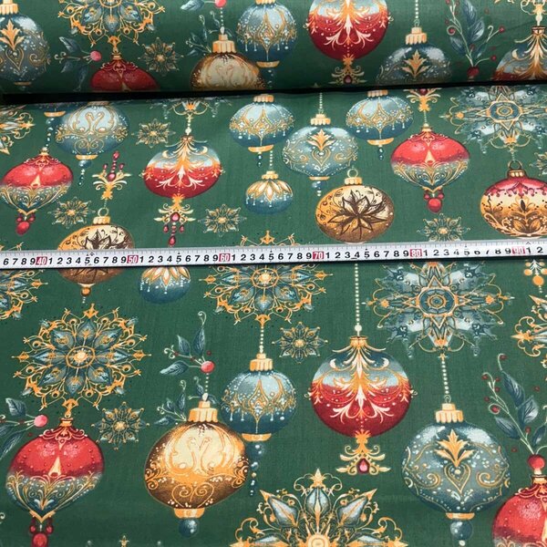 Modrnatex Vánoční látka, metráž 160 cm, vzor 1133-2