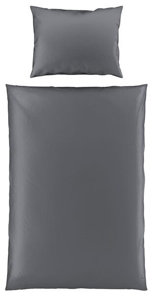 POVLEČENÍ, satén, antracitová, 140/220 cm Novel - Povlečení