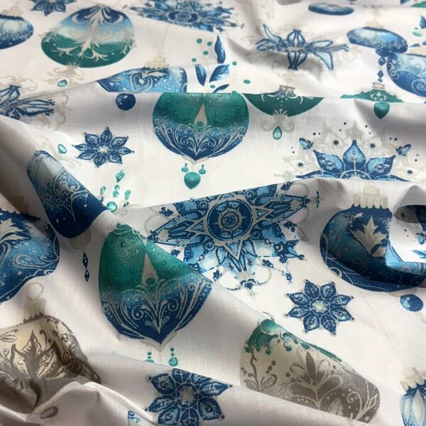 Modrnatex Vánoční látka, metráž 160 cm, vzor 1133-2