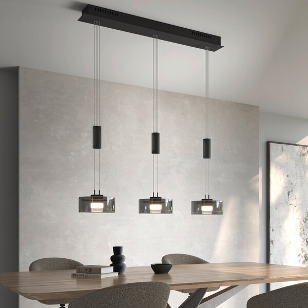 ZÁVĚSNÉ LED SVÍTIDLO, 100/20/160 cm Fischer & Honsel - Online Only svítidla, Online Only